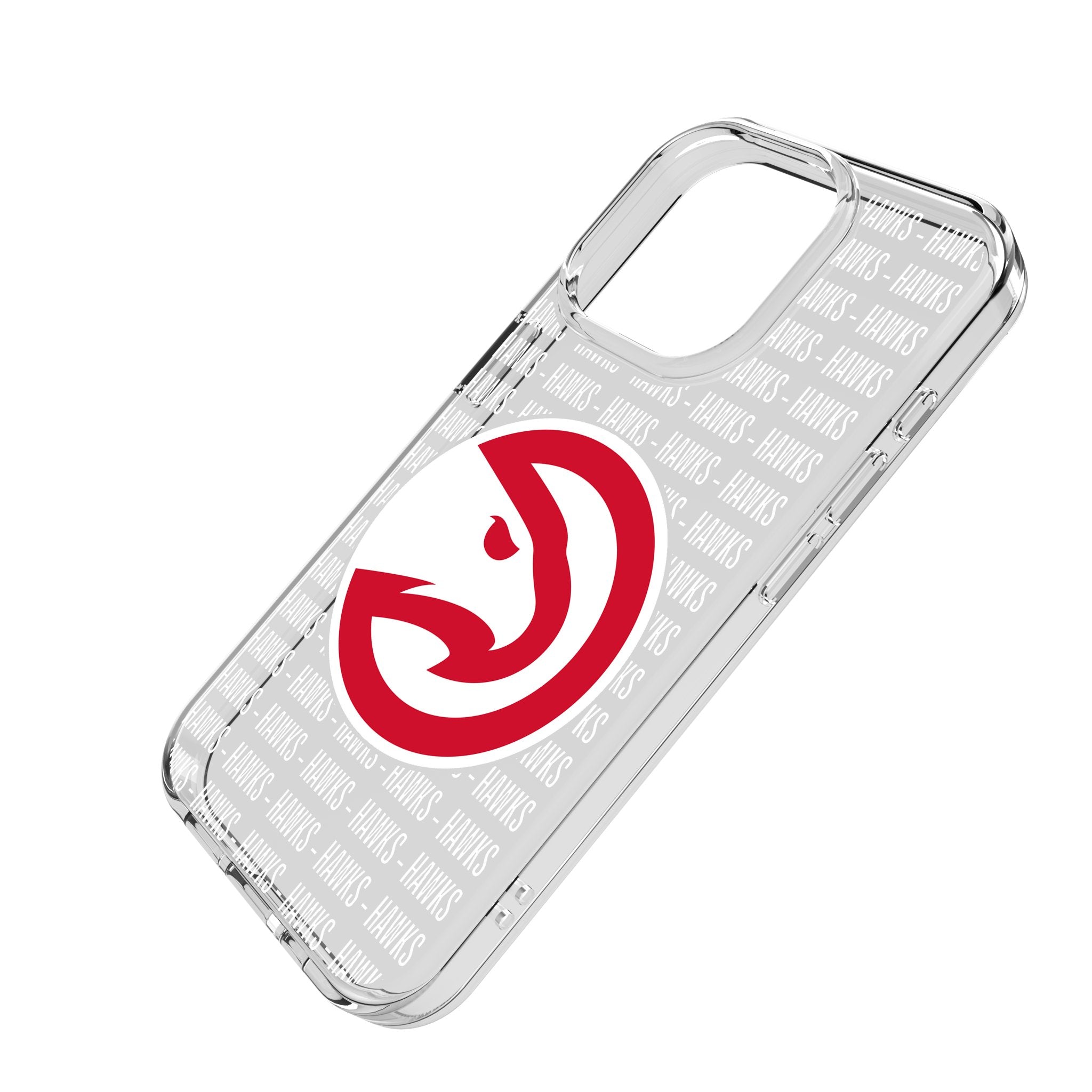 Atlanta Hawks Clear Phone Case for iPhone 14/13/12/11 Pro Max - Durable Protective Cover with Team Logo - Perfect for Basketball Fans & Game Day Accessories