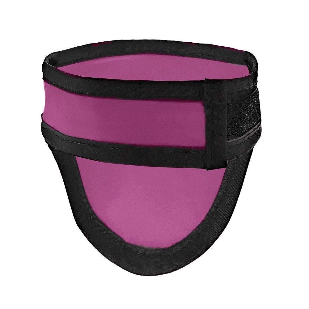 Pink PVC Thyroid Shield/Collar - .50mm PB Lightweight Radiation Protection for X-Ray, CT Scan & Dental Procedures - Easy to Clean & Comfortable for Medical Use