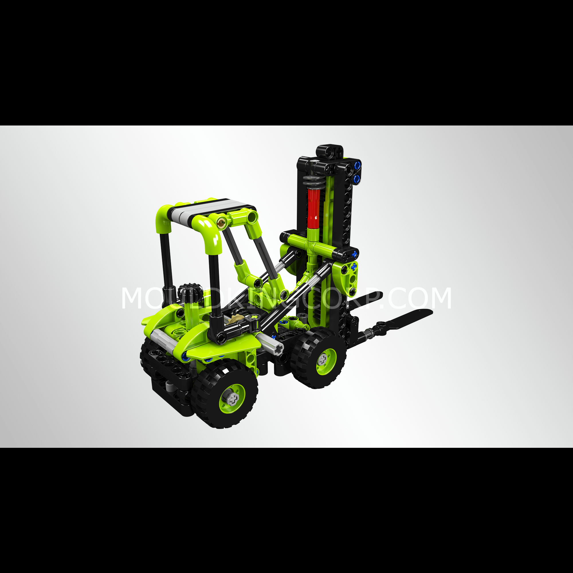 Mould King 24017 Forklift Workshop Loading Vehicle Building Toy Set - 219 PCS Construction Blocks for Kids, STEM Educational Toy for Boys & Girls - Perfect for Playtime, Birthday Gifts & Classroom Activities
