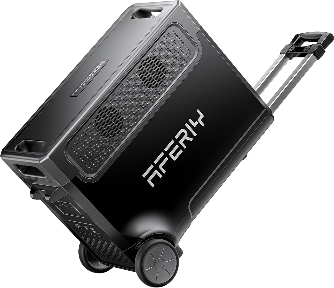 Aferiy AF P310 Portable Power Station 3300W 3600W LiFePO4 Battery 3840Wh - Solar Generator for Camping, RV, Home Backup & Outdoor Emergency Power Supply