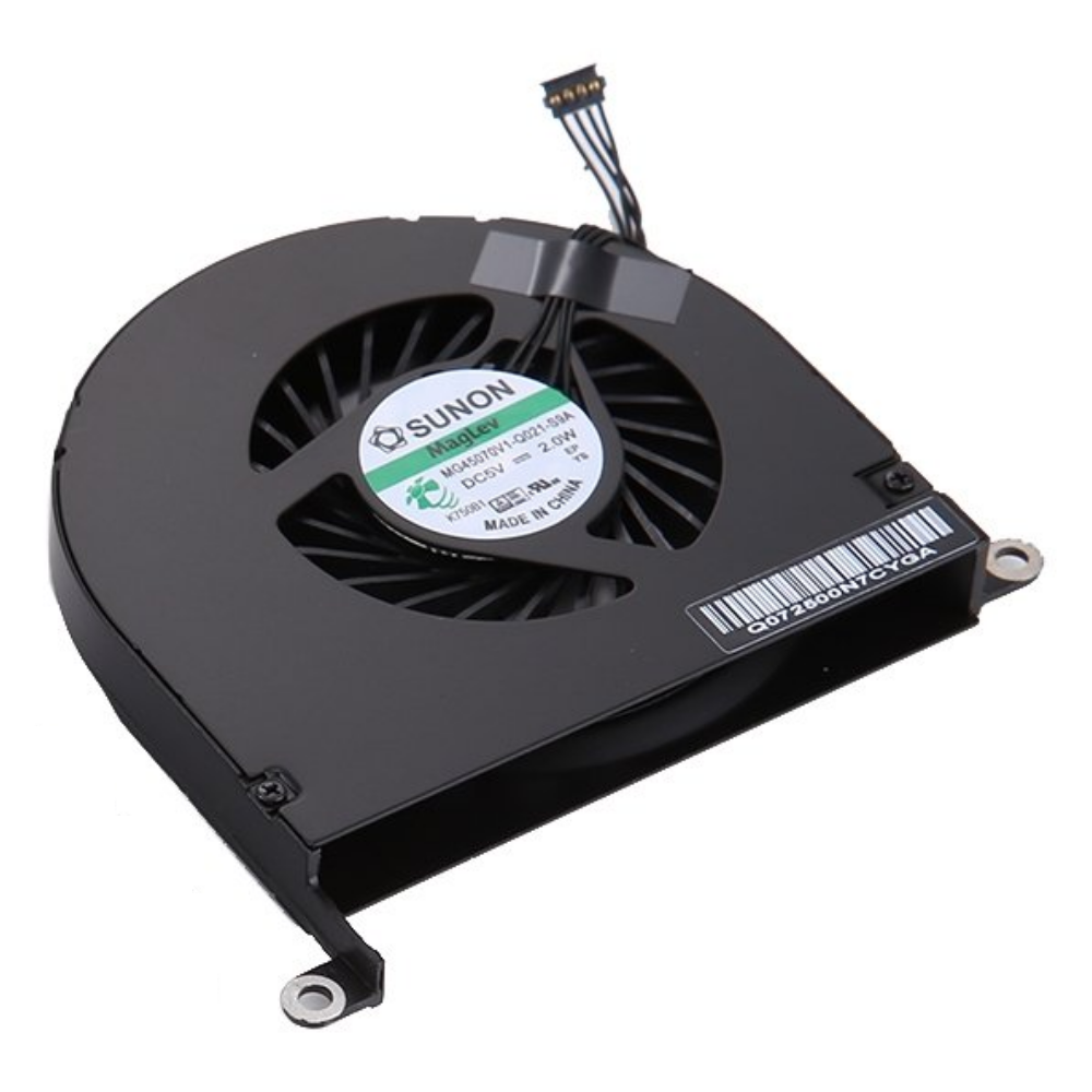 Original Macbook Pro 17 Left Fan Replacement for A1297 Model (Late 2009 to Early 2011) - Compatible with MacBook Pro 17-inch Laptop Cooling System Repair & Maintenance