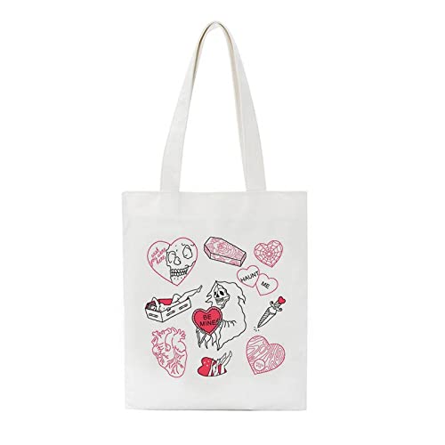 Fairy Grunge Tote Bag - Canvas Aesthetic Accessory for Boho Outfits & Festival