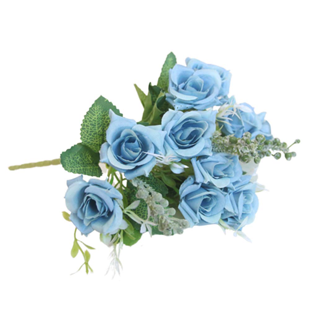XISENOCI Artificial Rose Flower - 1Pc Lifelike Fake Rose for Wedding, Home, Garden, Office & Party Decor - Realistic Silk Rose with No Fading - Perfect for Centerpieces, Bouquets, Table Arrangements and DIY Crafts