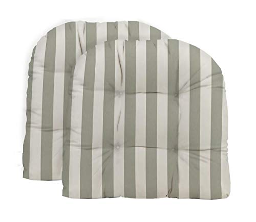 Grey & White Cabana Stripe