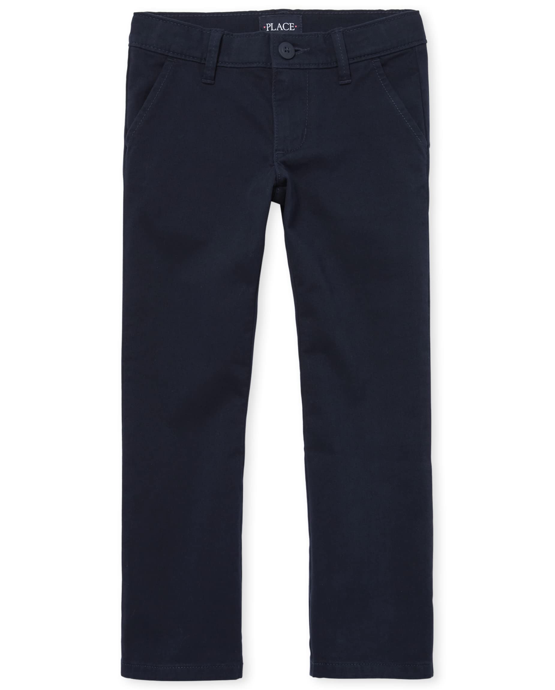 The Children's Place Girls' Uniform Bootcut Chino Pants - Comfortable School Uniform Pants for Girls | Perfect for School, Church & Formal Occasions