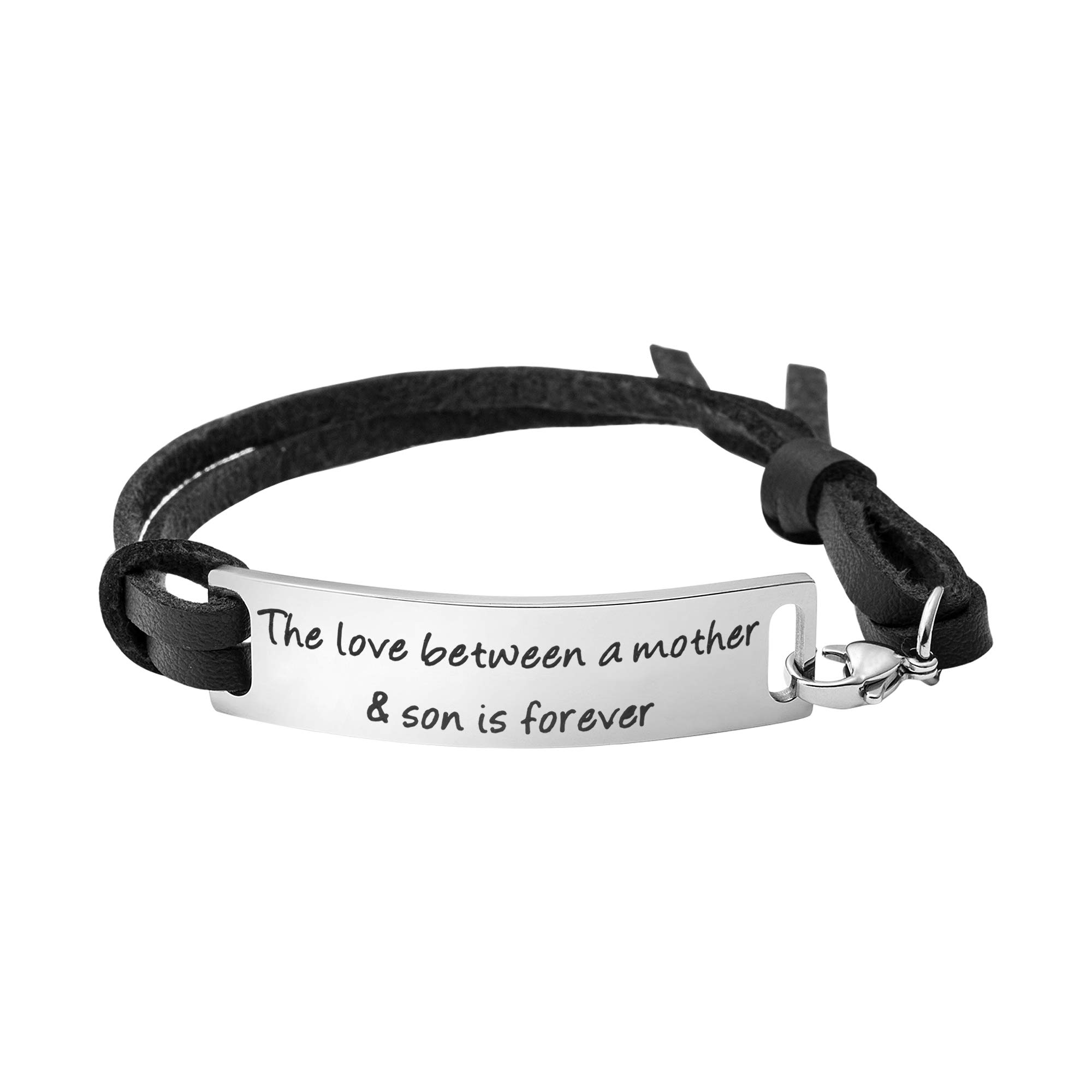 Inspirational Stainless Steel Bar Wrap Bangle Cuff Bracelet for Women - Personalized Christmas & Birthday Gift - Perfect for Daily Wear, Office, Parties & Special Occasions