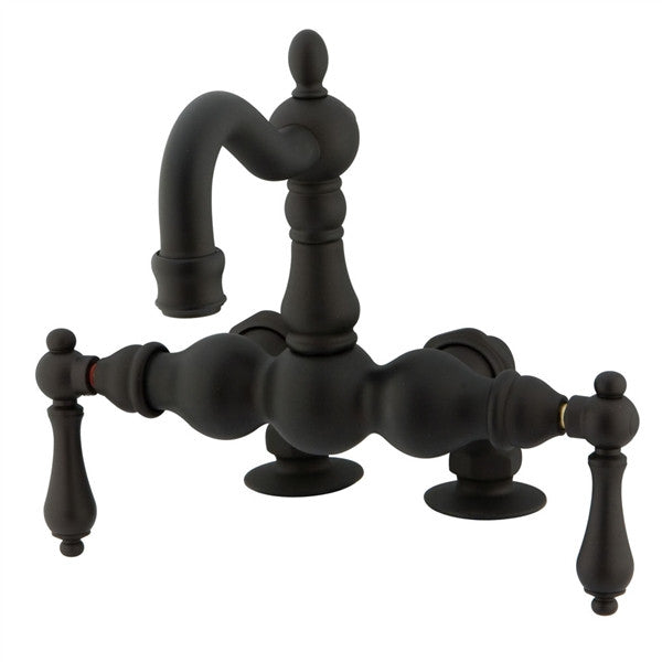 Deck Mount Tub Filler - Matte Black Wall Mounted Bathtub Faucet with Hand Shower, Perfect for Modern Bathroom Renovation and Spa-Like Experience