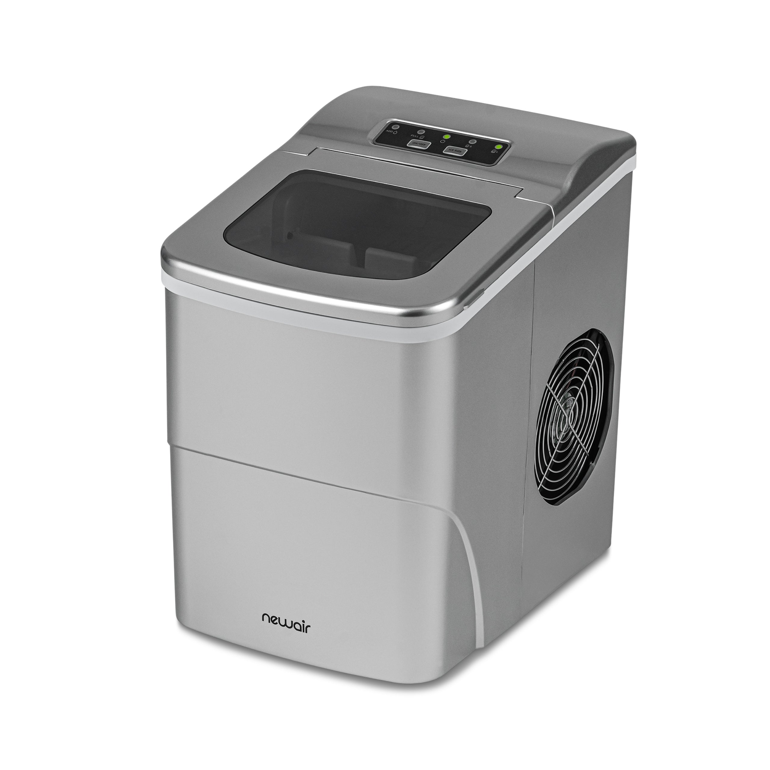 Newair® Countertop Ice Maker - 26 lbs/Day, Bullet Ice Machine, Matte Black Finish for Home, Office, or Outdoor Use