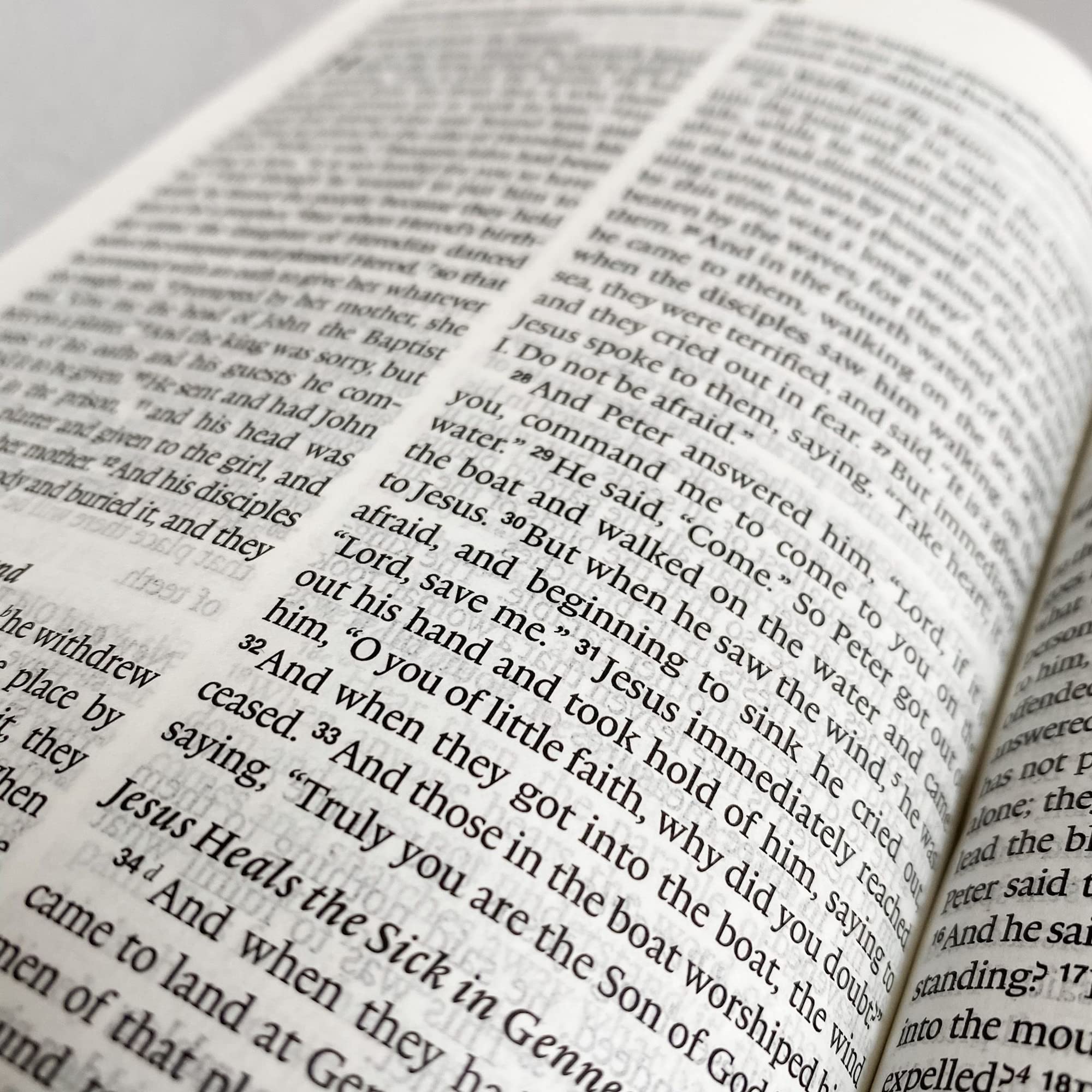 Hand Lettered & Laser Engraved ESV Bible - Gray TruTone Leather Cover Student Study Bible | Personalized Gift with Custom Name Engraving | Perfect for Graduation, Baptism & Daily Devotion