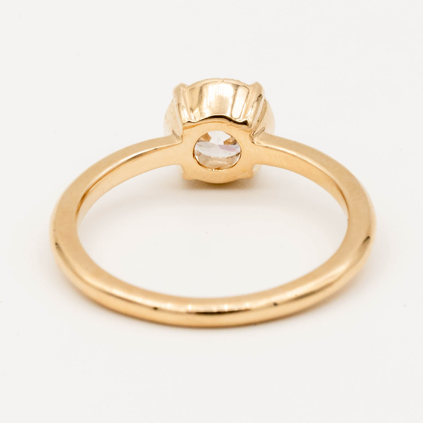 1.05ct Lab Grown Diamond Engagement Ring in 14k Yellow Gold - Elegant Wedding Jewelry for Proposals & Anniversaries