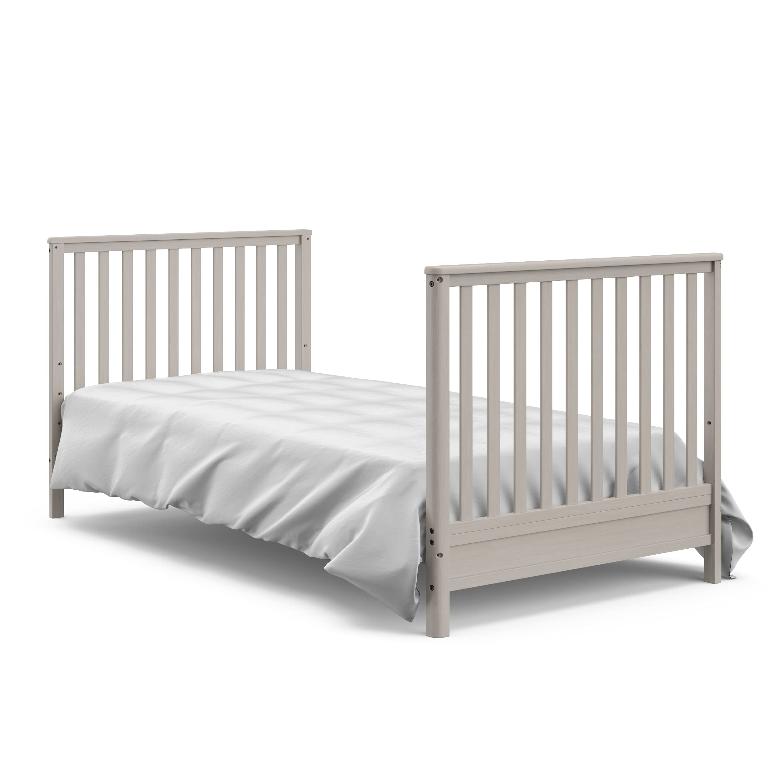 Storkcraft 5-in-1 Convertible Mini Crib with Bonus 2.75