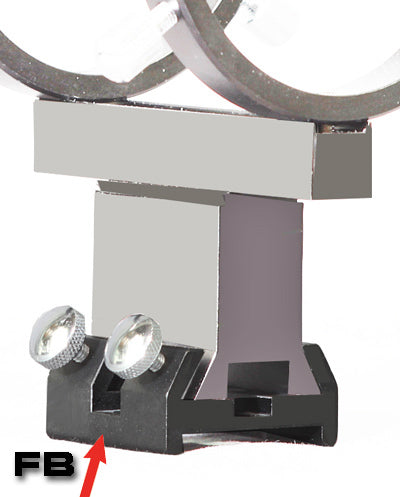 Dovetail Shoe for 50-60mm Rings (FB) - Heavy Duty Mounting Bracket for Construction & Woodworking Projects