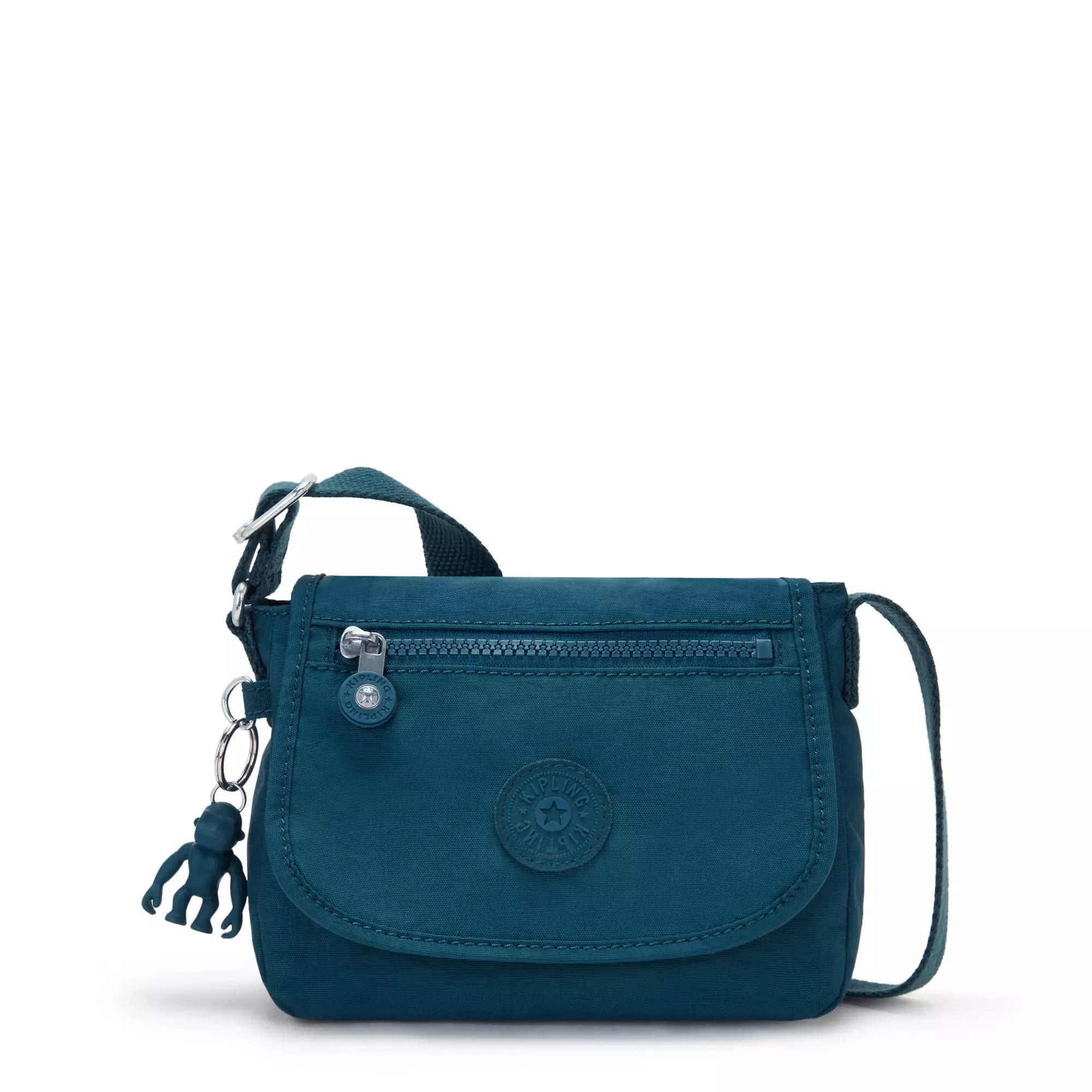Kipling Sabian Crossbody Mini Bag - Lightweight & Stylish Purse for Women, Cosmic Emerald Green, Perfect for Travel, Shopping & Everyday Use