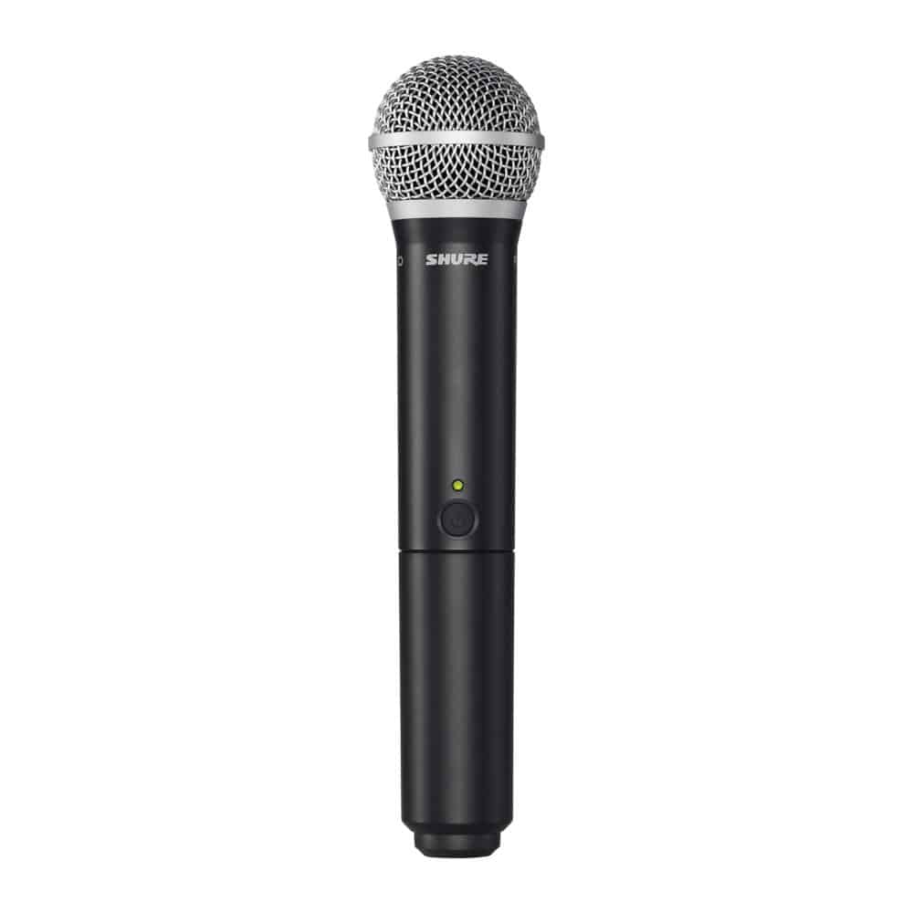Shure BLX1288/PG85 Dual Channel Wireless Microphone System with Handheld & Lavalier Mic for Live Performances, Public Speaking & Events