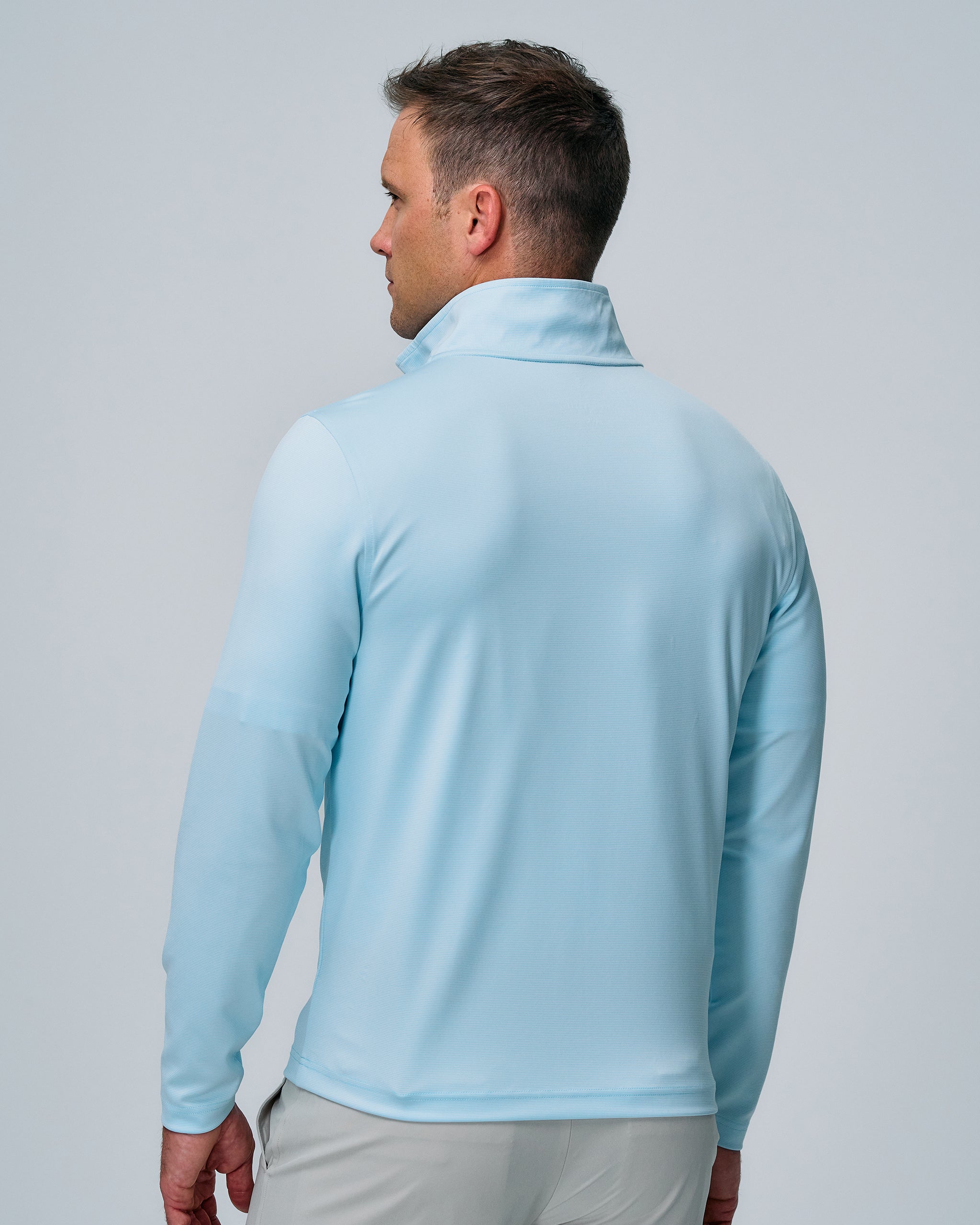 COUGHLIN Men's Quarter Zip Pullover Sweater - Lightweight & Comfortable for Casual Wear, Office, and Outdoor Activities