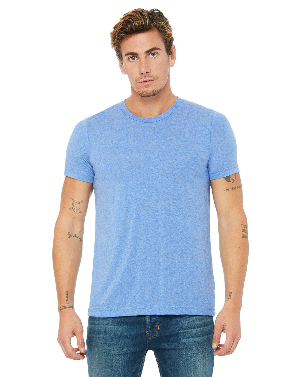 Bella + Canvas 3413C Unisex Triblend T-Shirt - Soft Comfortable Short Sleeve Tee for Men & Women - Perfect for Casual Wear, Gym, and Everyday Outfits