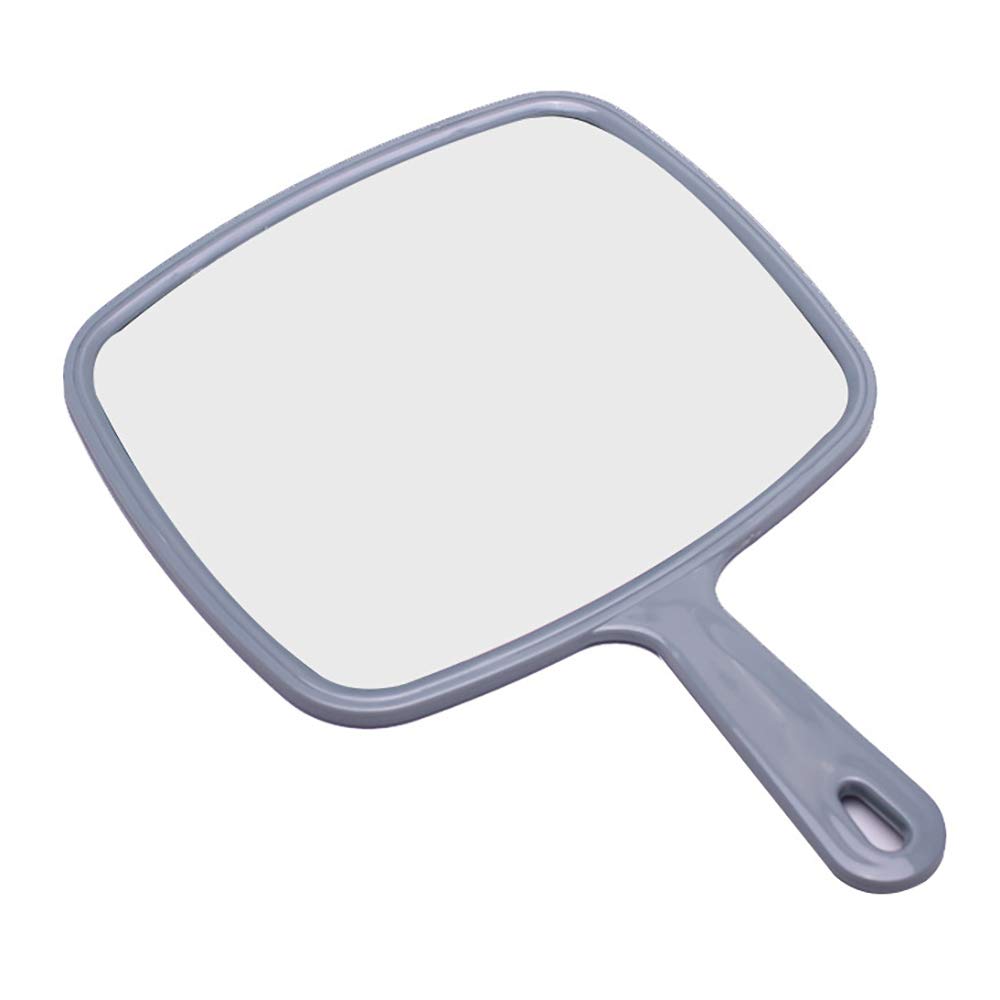 Professional Handheld Salon Mirror for Hairdressers & Barbers - Gray Hair Styling Mirror for Beauty Salons & Home Use