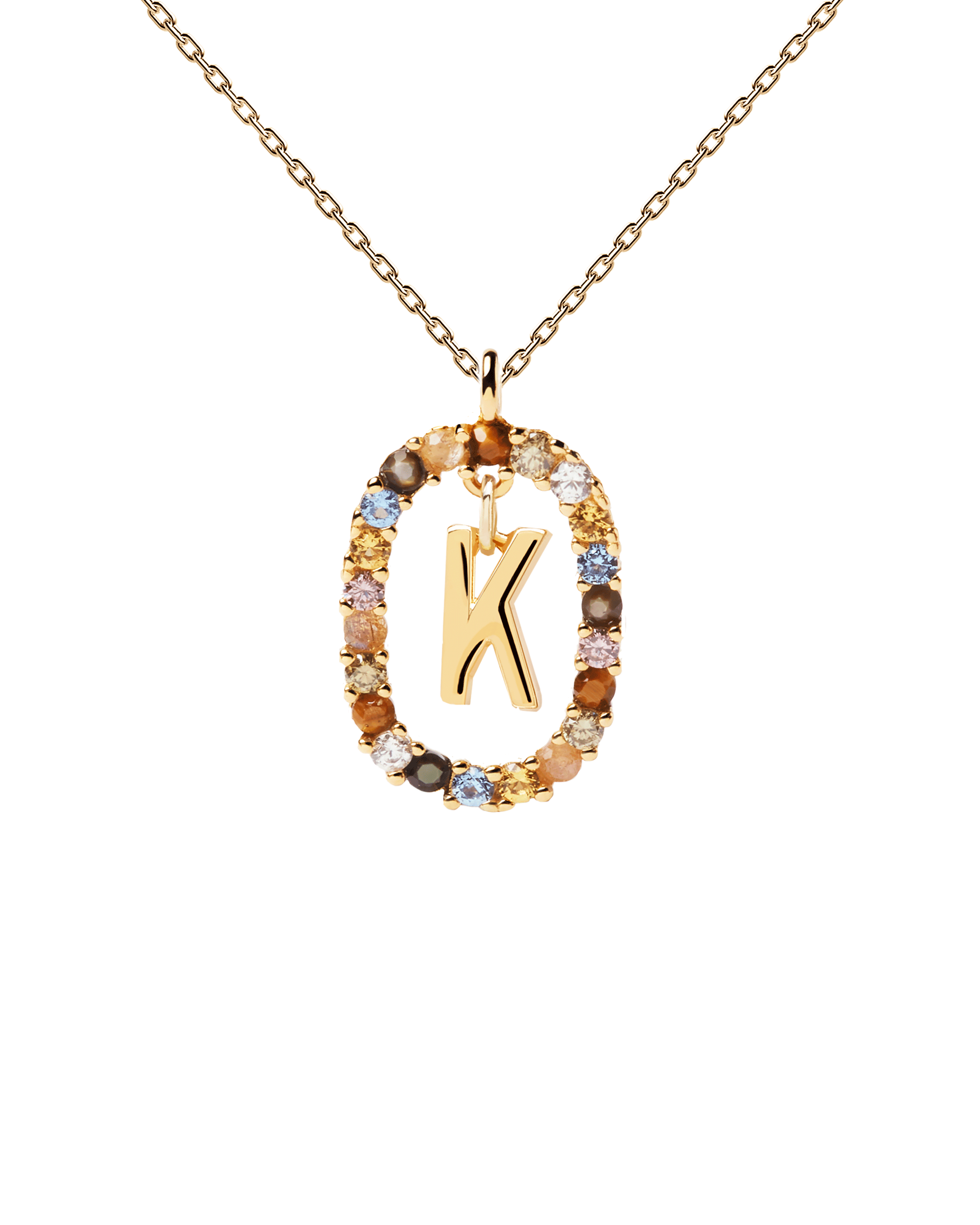 Letter K Necklace - Personalized Initial Necklace for Women, Sterling Silver or Gold Plated, Dainty Alphabet Jewelry Gift for Her | Perfect for Birthdays, Anniversaries & Everyday Wear