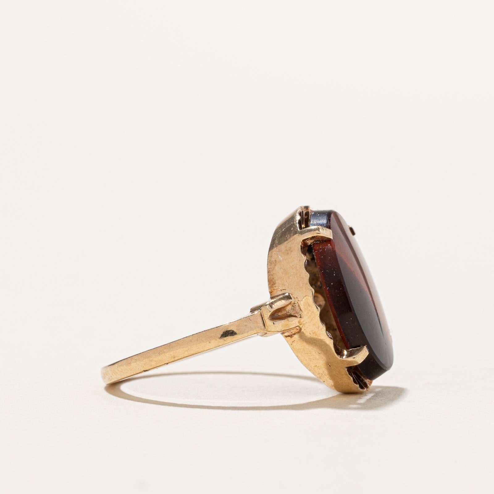 3.35ct Tiger's Eye Cocktail Ring - Size 6 | Elegant Statement Jewelry for Evening Parties & Special Occasions