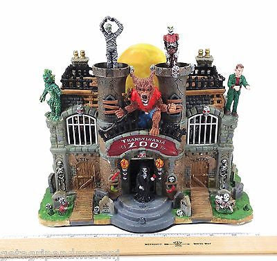 Lemax Spooky Town Halloween Village Set - Transylvania Zoo Monsters Costume & Decorations for Halloween Party, Home Display & Collectibles