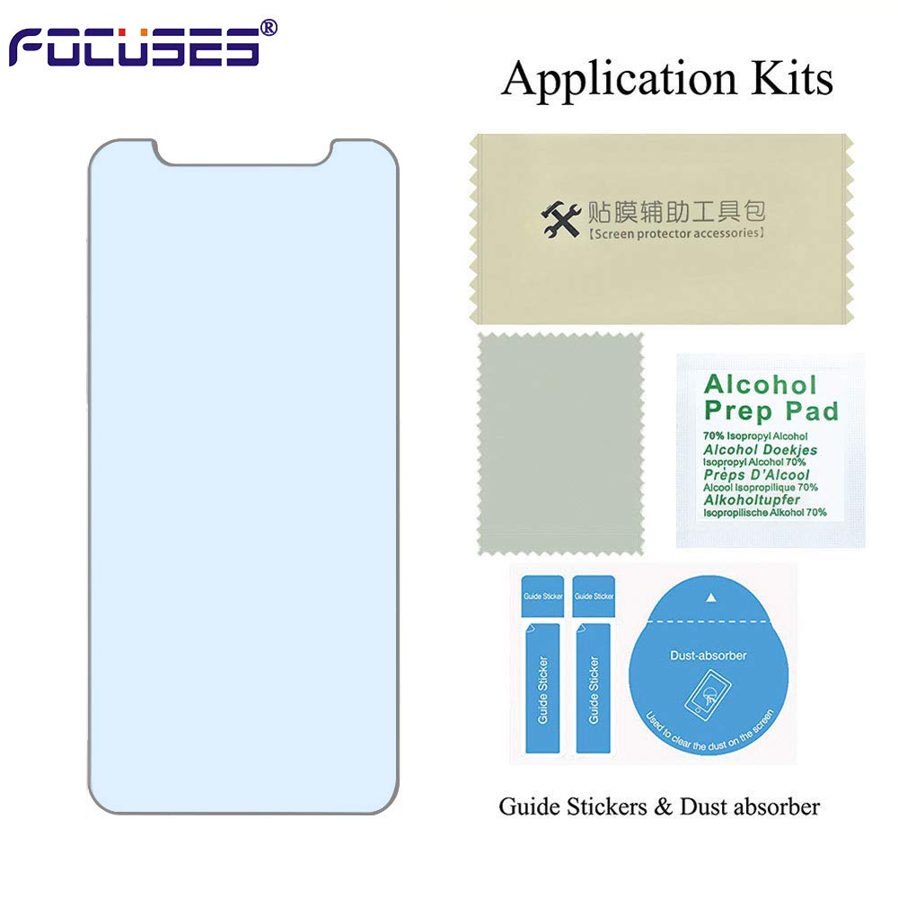 Anti Blue Light Tempered Glass Screen Protector for iPhone 11 Pro, iPhone Xs & iPhone X - 3 Pack - Reduce Eye Strain for Gaming, Reading & Night Use