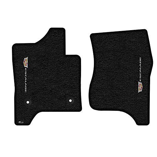 Premium Custom-Fit Carpet Floor Mats for Cadillac Escalade ESV 2015-2020 - Luxury Car Floor Liners with Sideways Logo (2-Piece Set, Charcoal) | Perfect for Daily Commuting, Road Trips & Vehicle Protection
