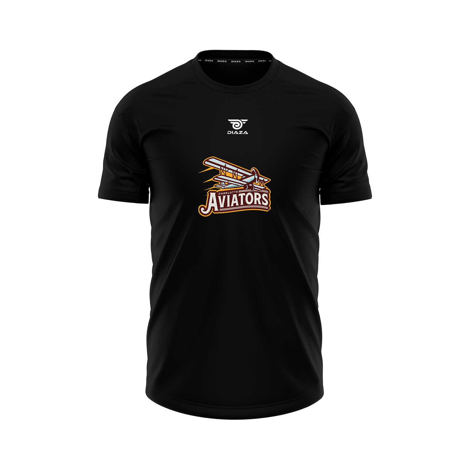 Charlotte Aviators Fan T-Shirts for Men & Women - Black Cotton Vintage Baseball Tee - Perfect for Game Day, Sports Events & Casual Wear