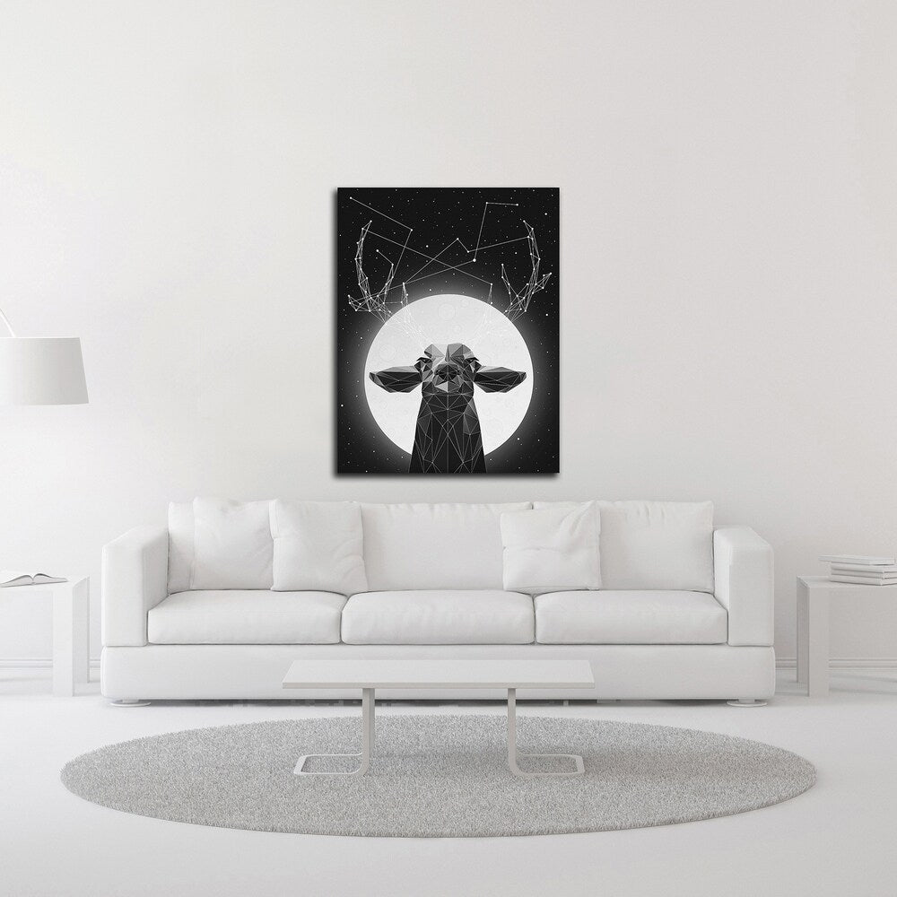 Banyon Deer by Davies Babies - Premium Canvas Art Print Ready to Hang - Perfect for Nursery, Kids Room & Home Decor