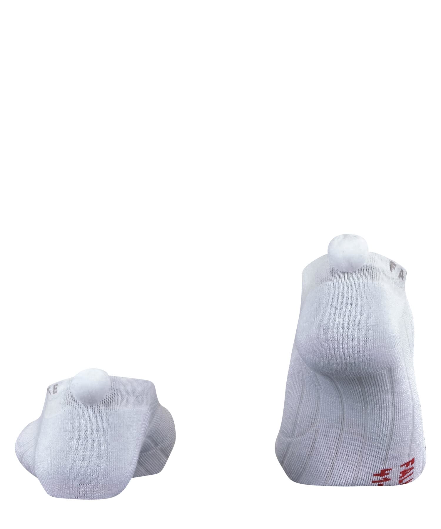 FALKE Women's No-Show Golf Socks with 2 Pom Poms - Breathable Athletic Socks for Golf, Tennis & Casual Wear - White