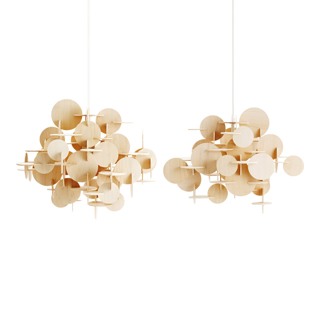 Modern Bau Pendant Lamp - Sleek Scandinavian Design for Living Room, Bedroom, or Dining Area | Adjustable Hanging Light Fixture