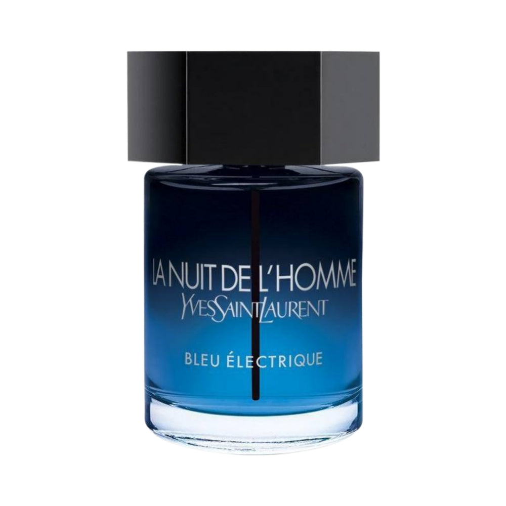 Yves Saint Laurent La Nuit de L'Homme Bleu Électrique Eau de Toilette Spray for Men - 3.4 oz / 100ml - Fresh Spicy Fragrance for Date Night & Special Occasions