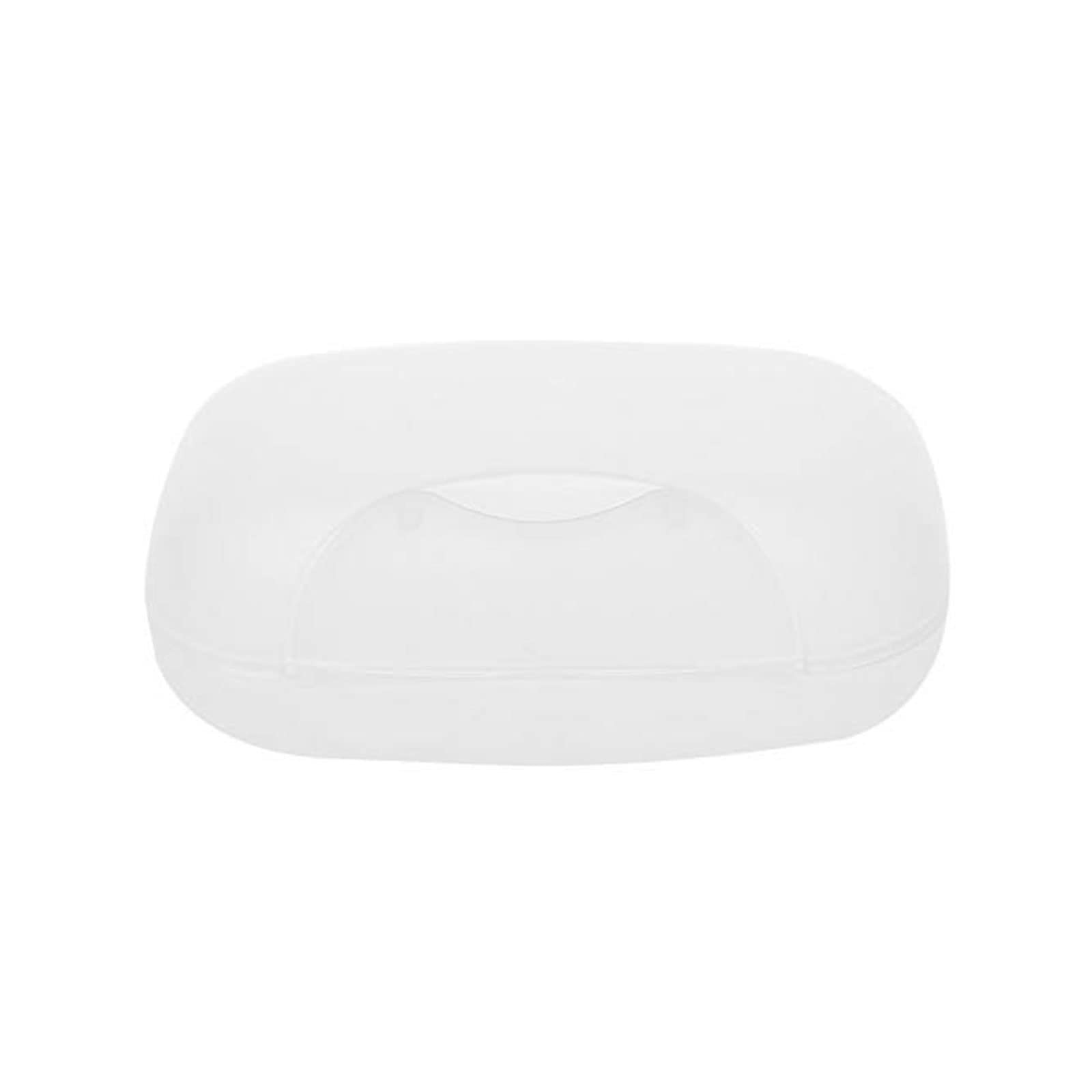 SHKI Portable Soap Holder - 1pc Travel Soap Case for Hiking, Camping & Shower | Hygienic Bathroom Organizer with Cover | Compact & Lightweight Soap Dish (White) - Perfect for Outdoor Adventures & Home Use