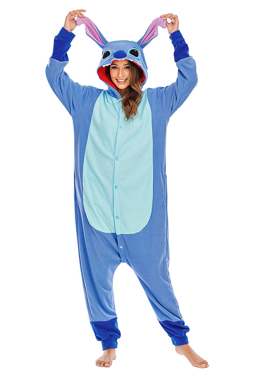 Halloween Animal Onesie Pajamas for Adults - Cute Animal Costume One-Piece Pajama Set for Cosplay, Homewear & Loungewear - Perfect for Halloween Parties, Sleepovers & Cozy Nights at Home