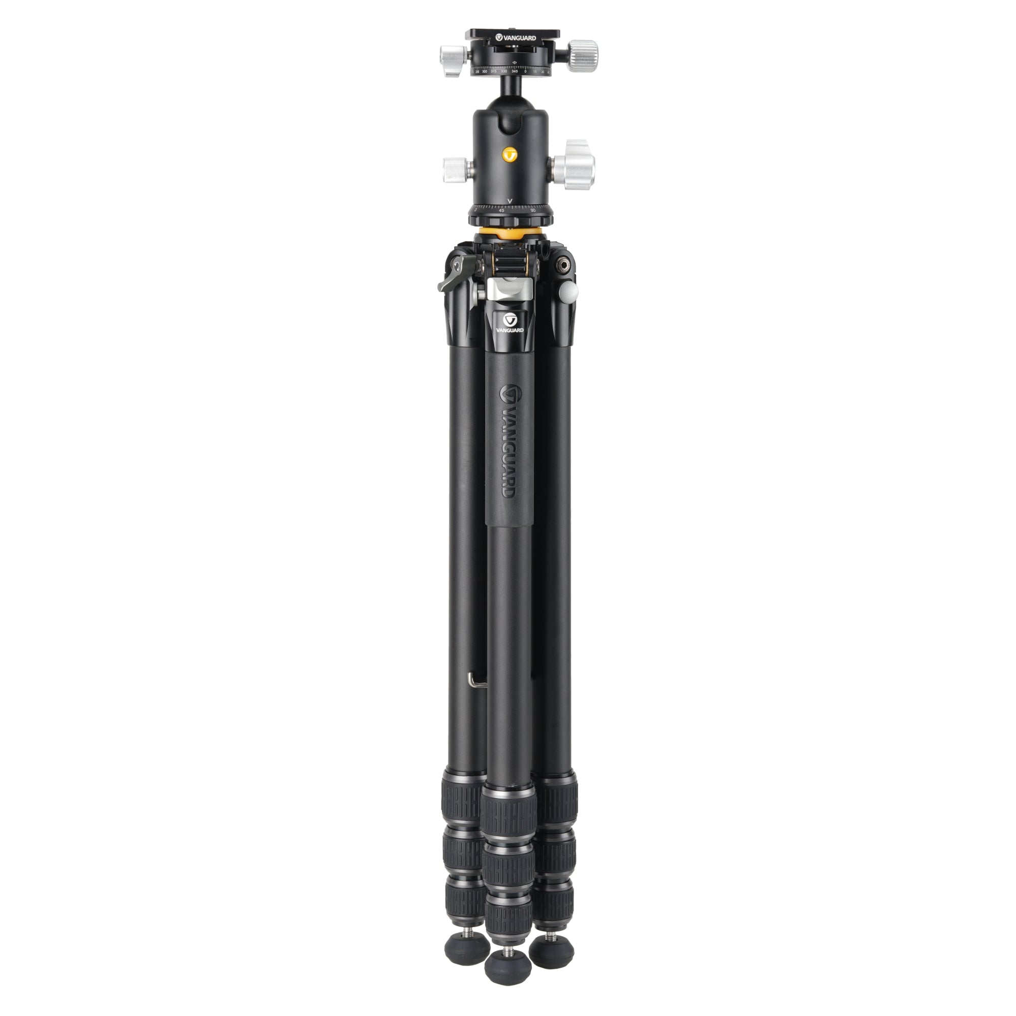 VEO 5 304AB 250S Aluminum Tripod with Dual Axis Ball Head - Professional Camera & Smartphone Stand for Photography, Vlogging, and Travel - Lightweight & Adjustable for Outdoor and Indoor Use