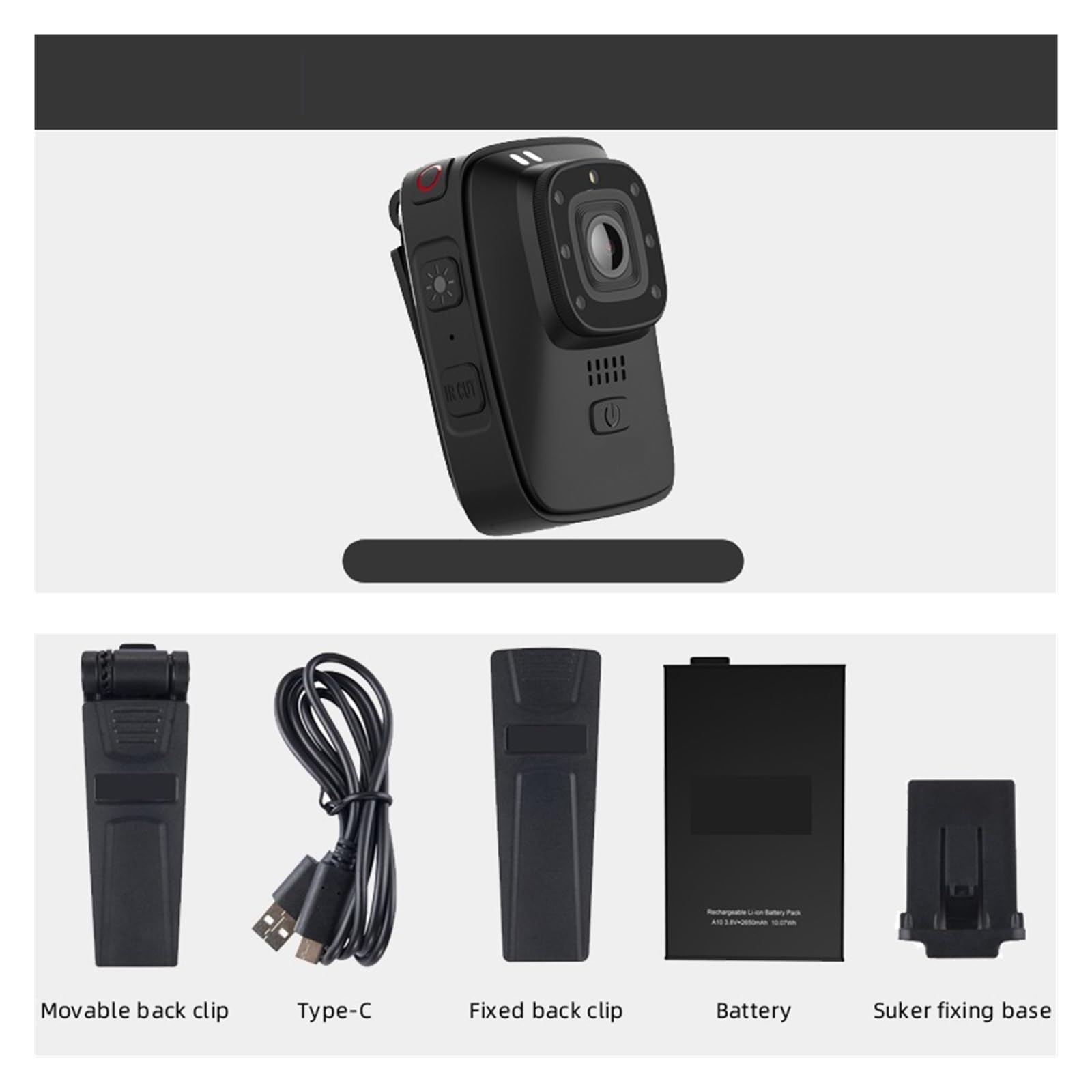 MZZYG 4K Action Camera with Gyro Stabilization & Night Vision - Waterproof Sports Body Camera for Outdoor Adventures, Vlogging, and Security Surveillance