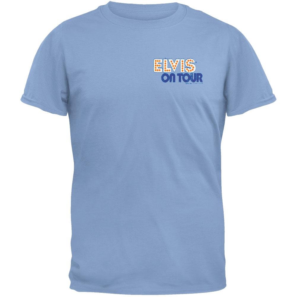 Elvis Presley Vintage On Tour Graphic T-Shirt - Classic Rock Band Tee for Concerts & Casual Wear
