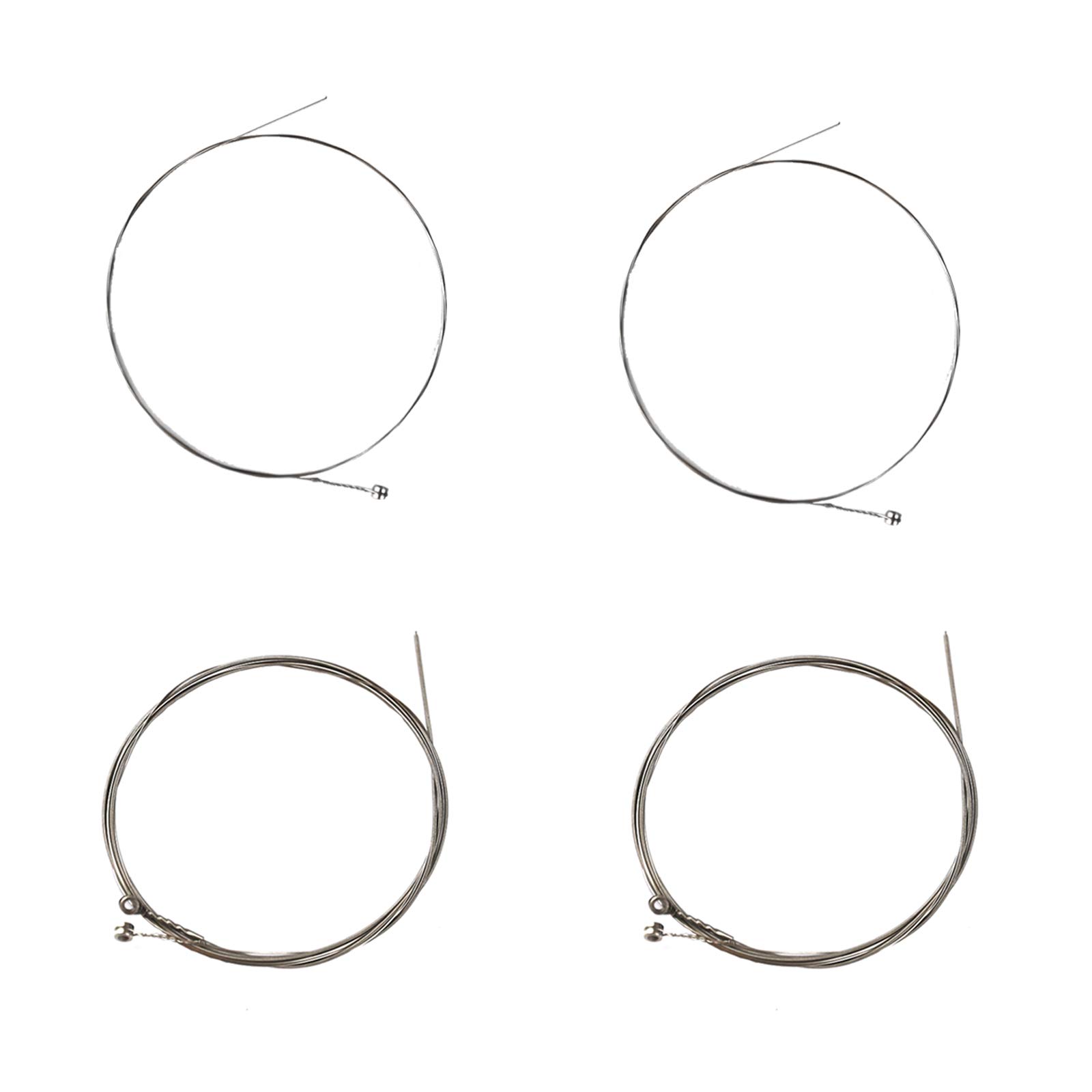 6Pcs Yootones Electric Guitar High E Strings 009 Gauges Light Tension - Replacement Strings for Electric Guitar with Clear & Beautiful Tone (Silver) - Perfect for Rock, Blues & Studio Recording