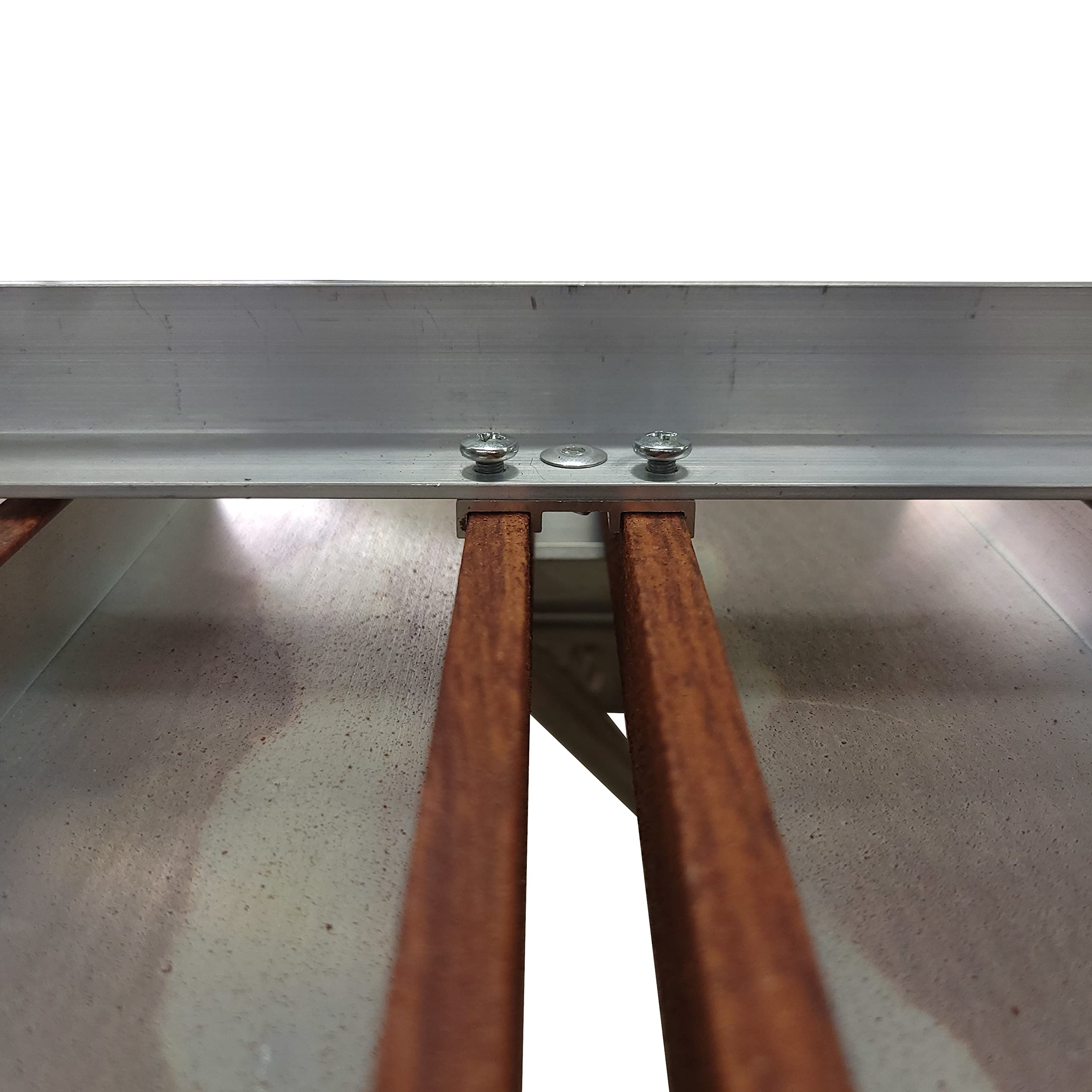 Patriot Docks 4x4 Feet Wood Grain Aluminum Drop-in Deck Panel - Durable & Weather-Resistant for Pool Decks, Dock Platforms & Outdoor Patios