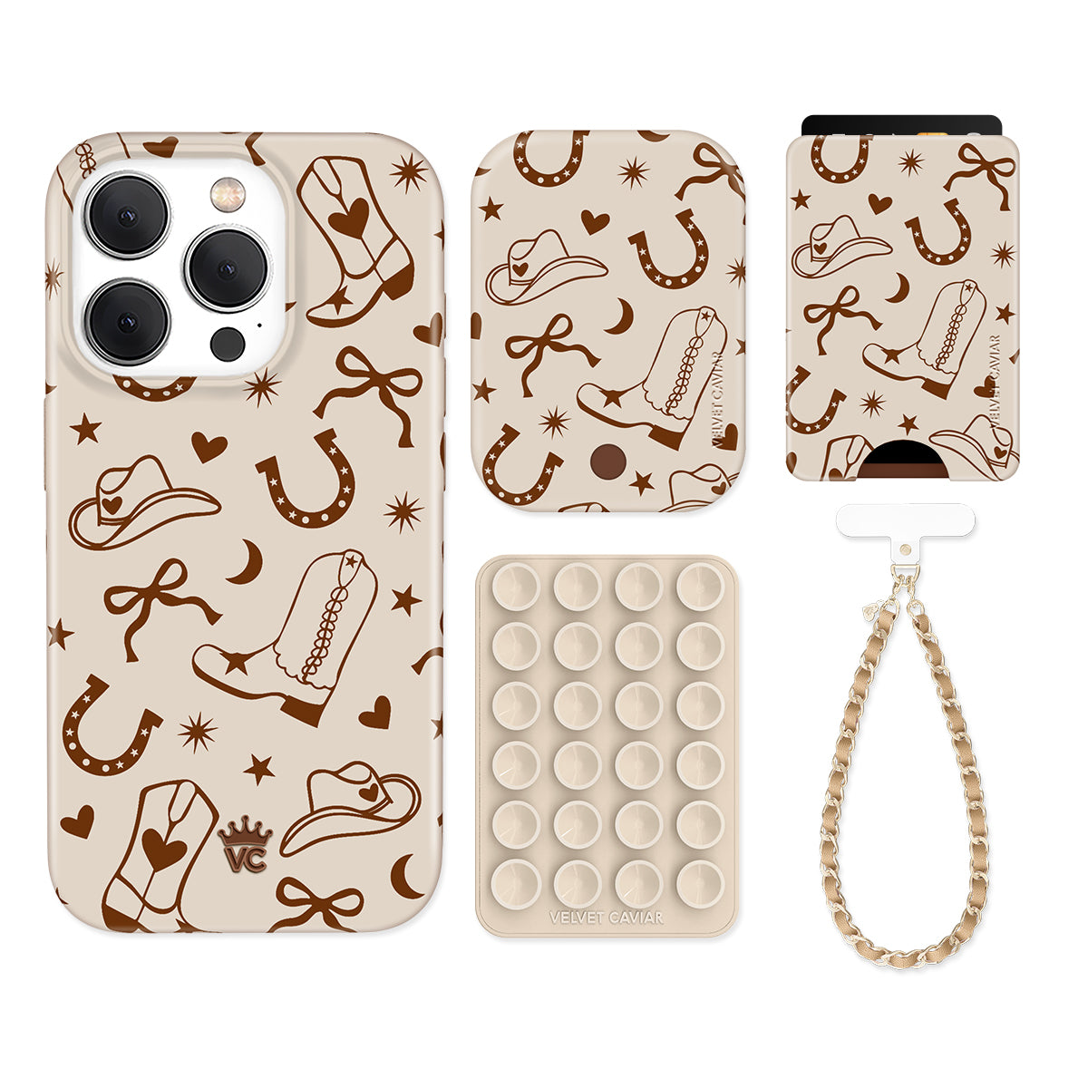 Rodeo Drive iPhone Wallet Case with Card Holder - Slim Protective Phone Cover for iPhone 13/14/15 Pro Max - Perfect for Travel, Shopping & Everyday Use