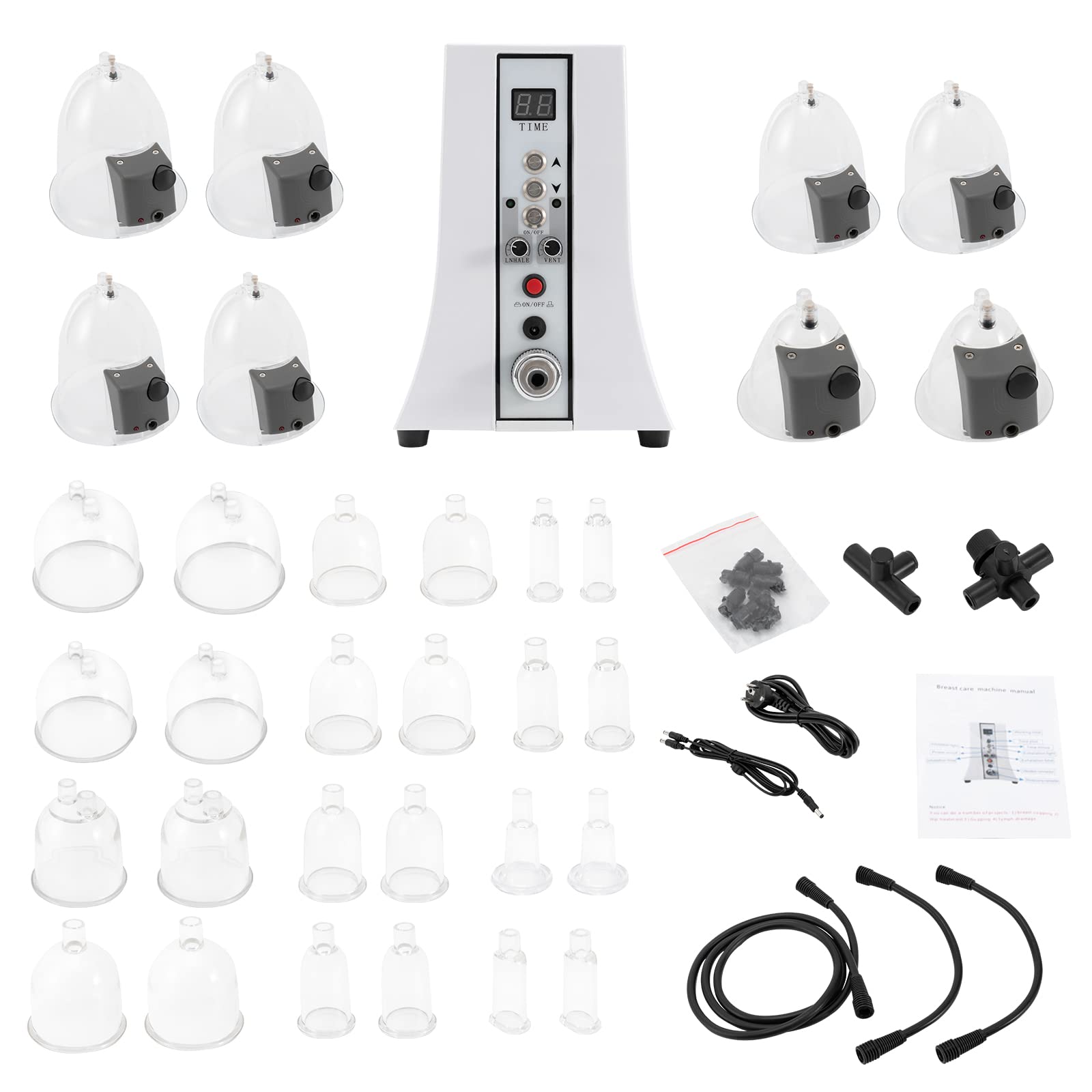 Body Sculpting & Breast Enlargement Machine for Women - Vacuum Cupping Therapy Set for Butt Lifting, Hip Enhancement & Body Massage | At-Home Beauty & Spa Treatment