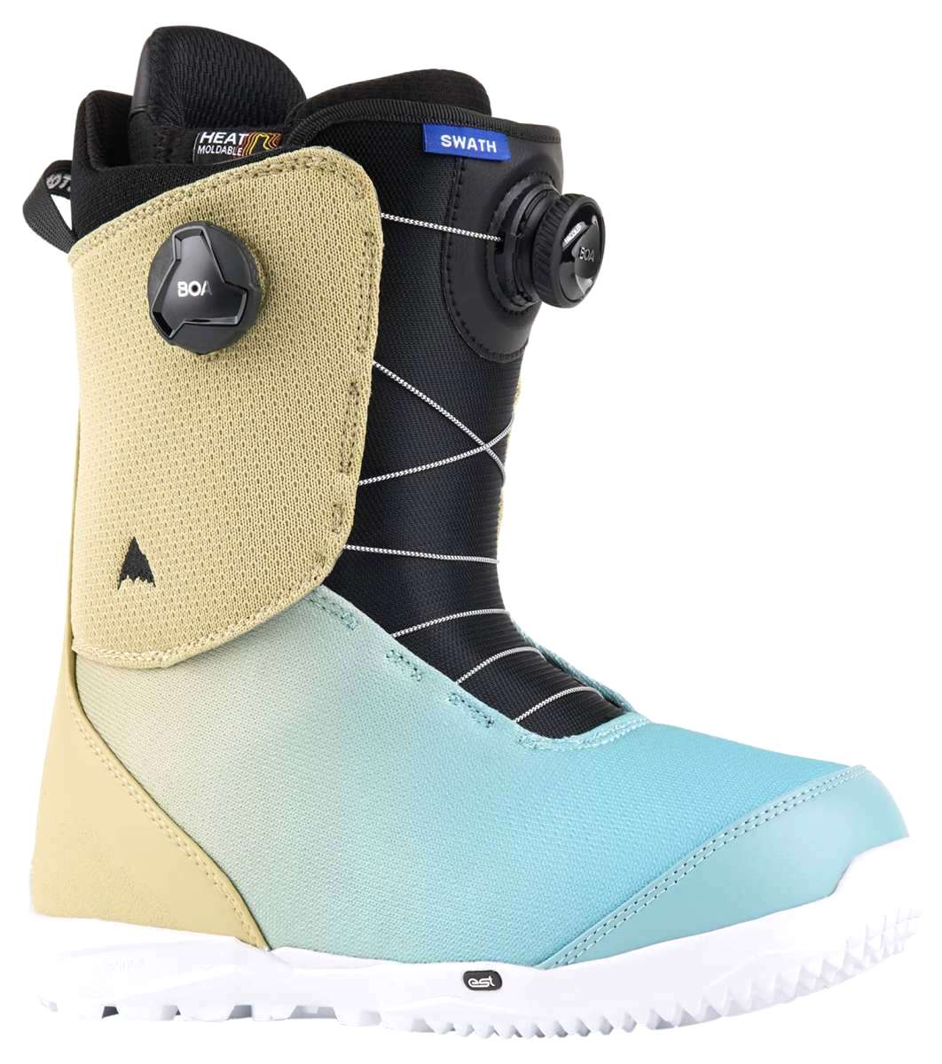Burton Swath BOA Snowboard Boots 2024 - Men's & Women's Snowboarding Boots for All-Mountain Riding - Comfortable & Durable for Winter Sports & Freestyle Snowboarding