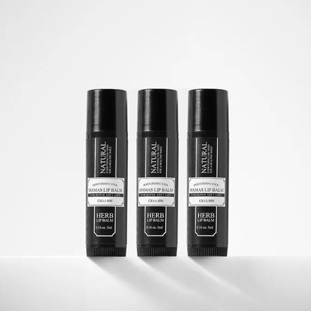 Organic Lip Balm for Moms - CELLBN 5ml Moisturizing & Nourishing Lip Care - Perfect for Dry Lips, Daily Hydration & On-the-Go Use
