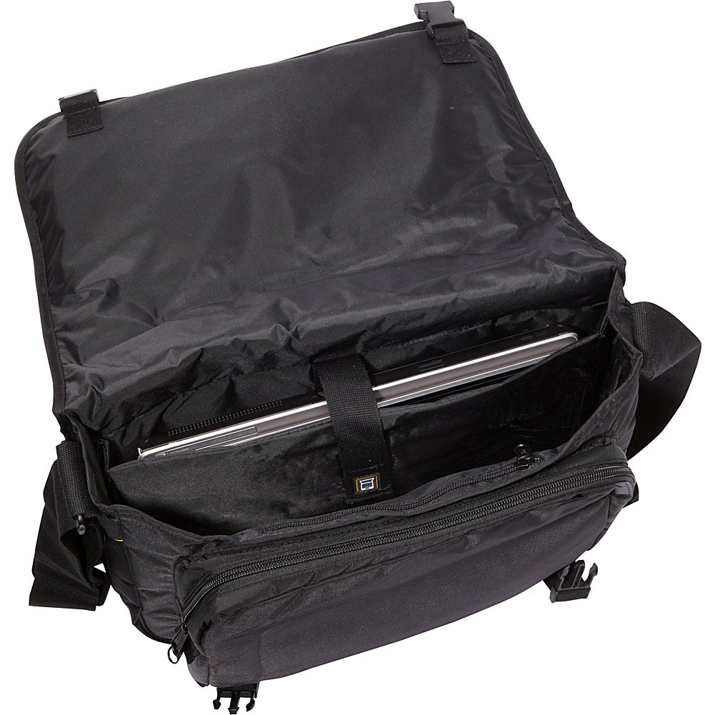 A.Saks Expandable Messenger Bag with Laptop Compartment - Durable Work & Travel Bag for Men & Women - Perfect for Office, School & Commuting