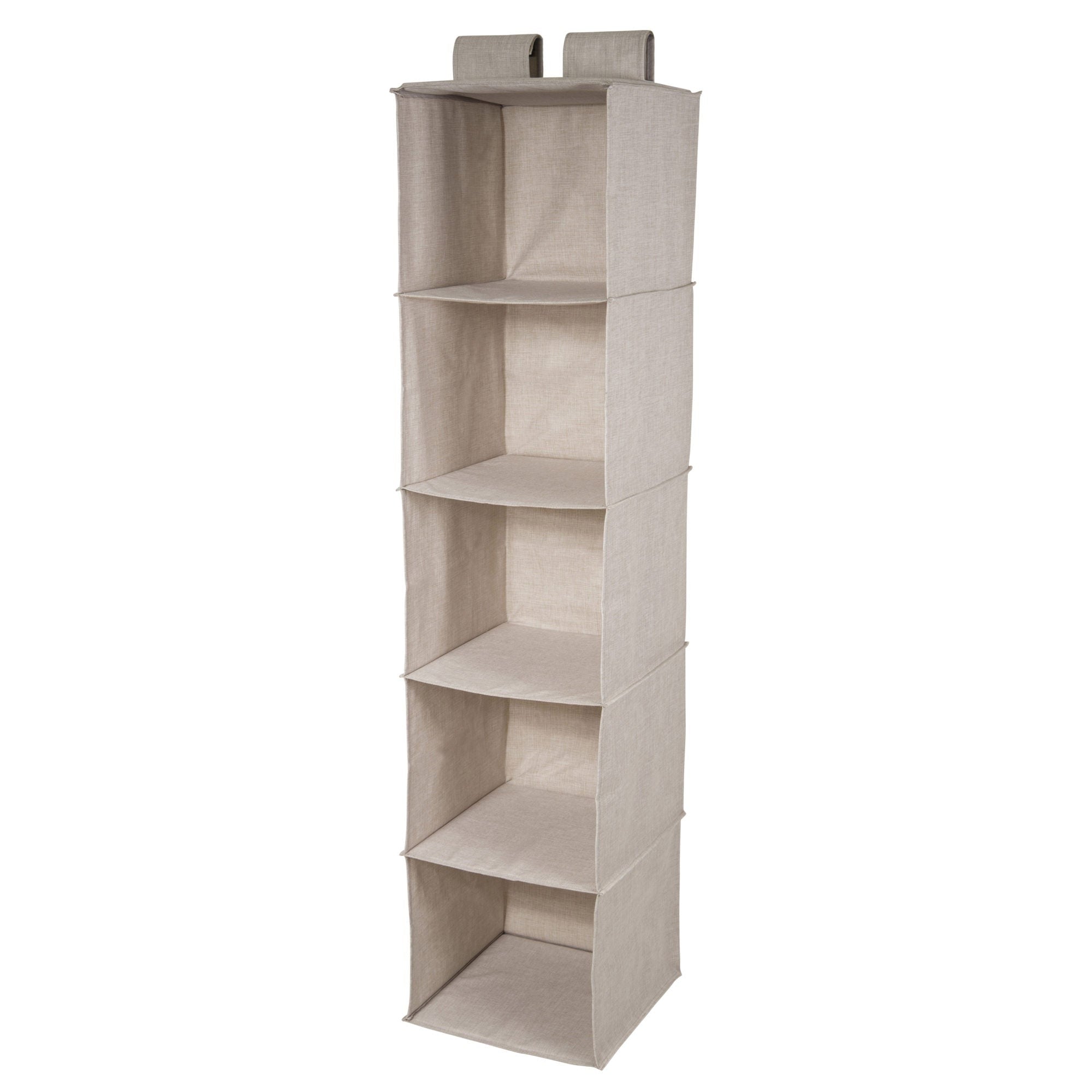 Premium Closet Organizer - Space-Saving Storage Solution in Grey or Beige | Perfect for Bedroom, Closet & Wardrobe Organization