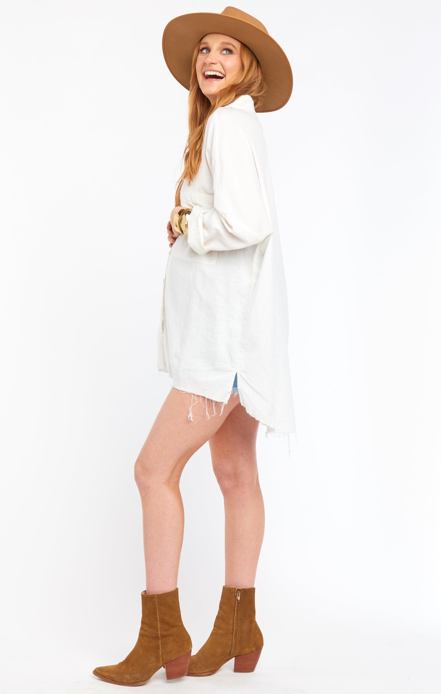 John's Classic White Linen Button Down Shirt for Men - Breathable Summer Office & Casual Wear