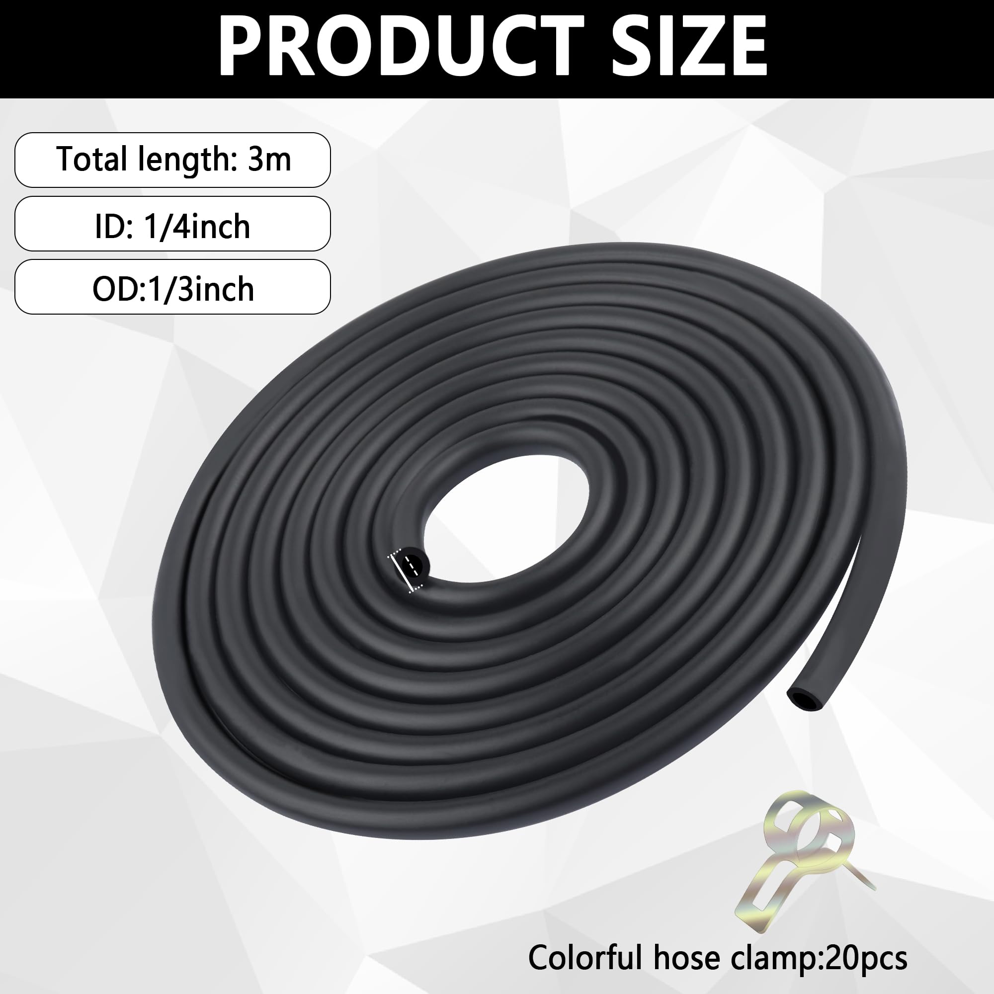 Universal Car Fuel Line Repair Kit - 1/4