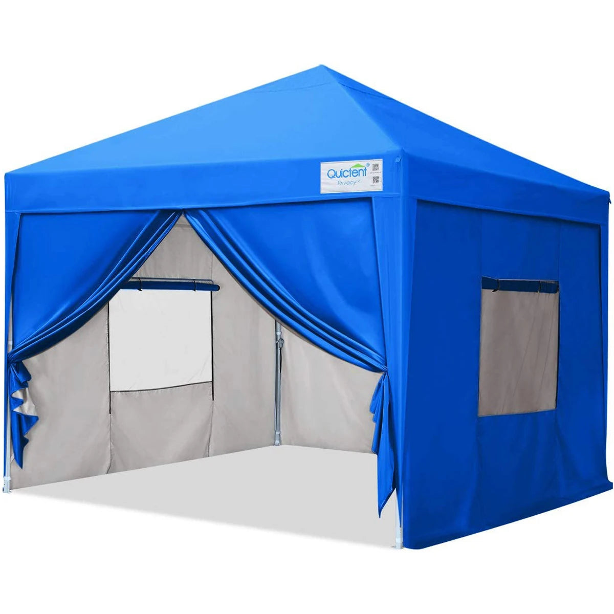 8' x 8' Pop Up Privacy Canopy Tent with Removable Side Walls - Perfect for Outdoor Events, Beach Parties, and Backyard Gatherings