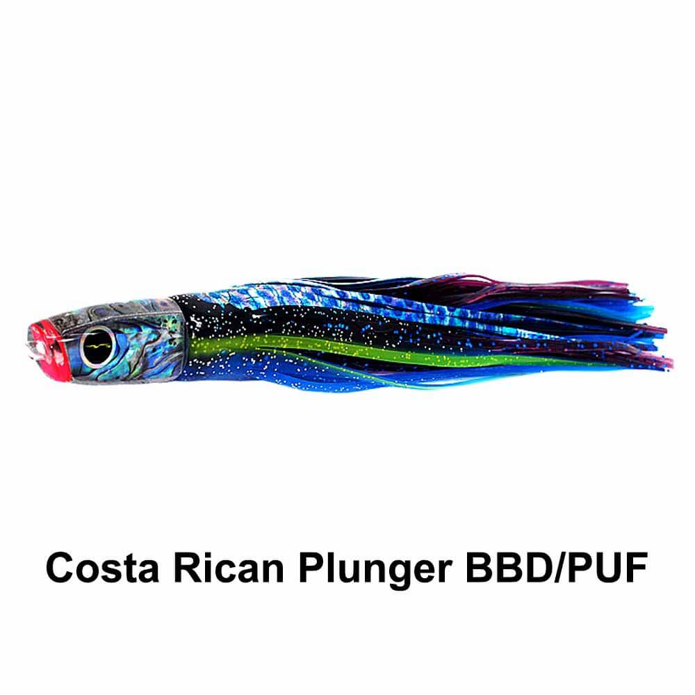 Premium Black Bart Costa Rican Plunger Trolling Lure for Saltwater Fishing - Perfect for Offshore Tuna, Marlin, and Wahoo Fishing Trips