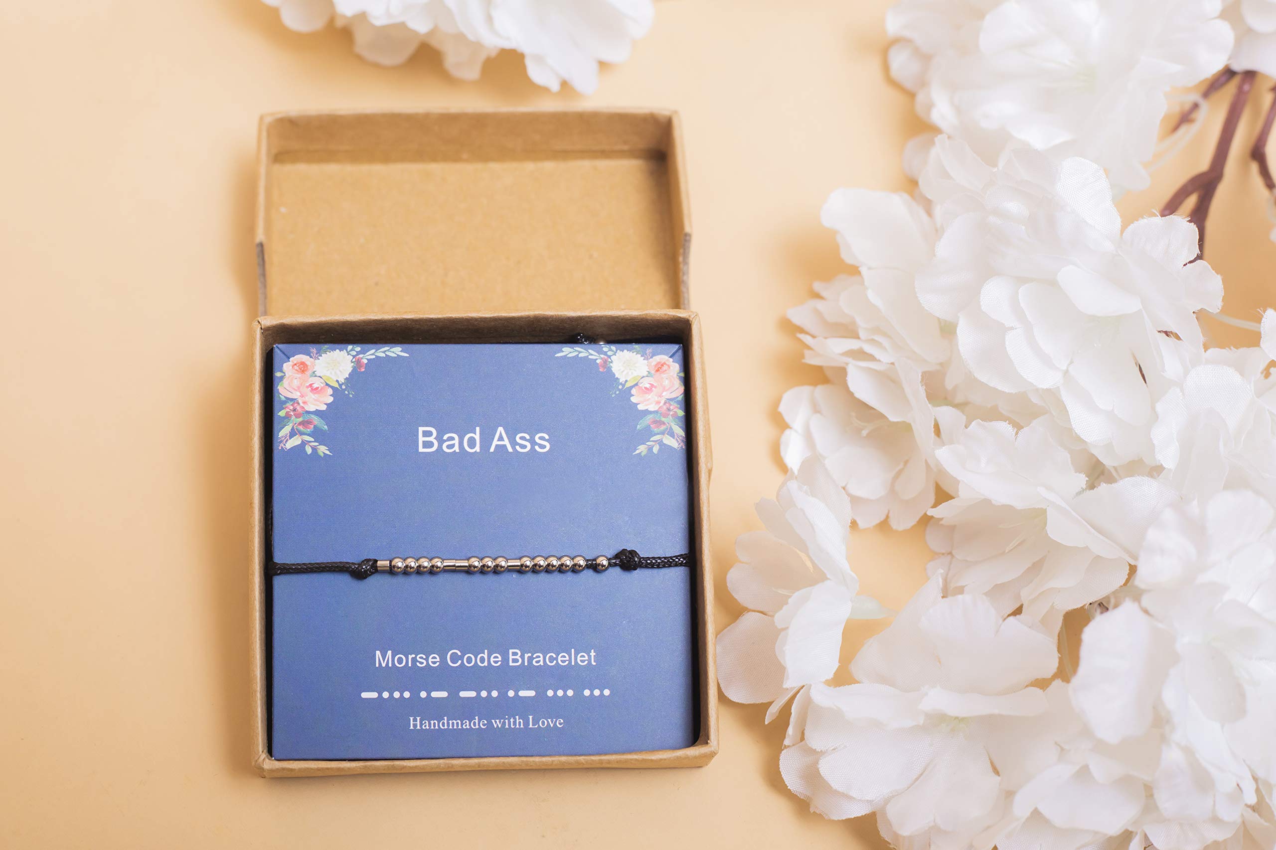 Morse Code Bracelet for Women - Inspirational Jewelry Gift for Her, Best Friend, Birthday, Graduation - Perfect for Daily Wear, Special Occasions & Meaningful Moments