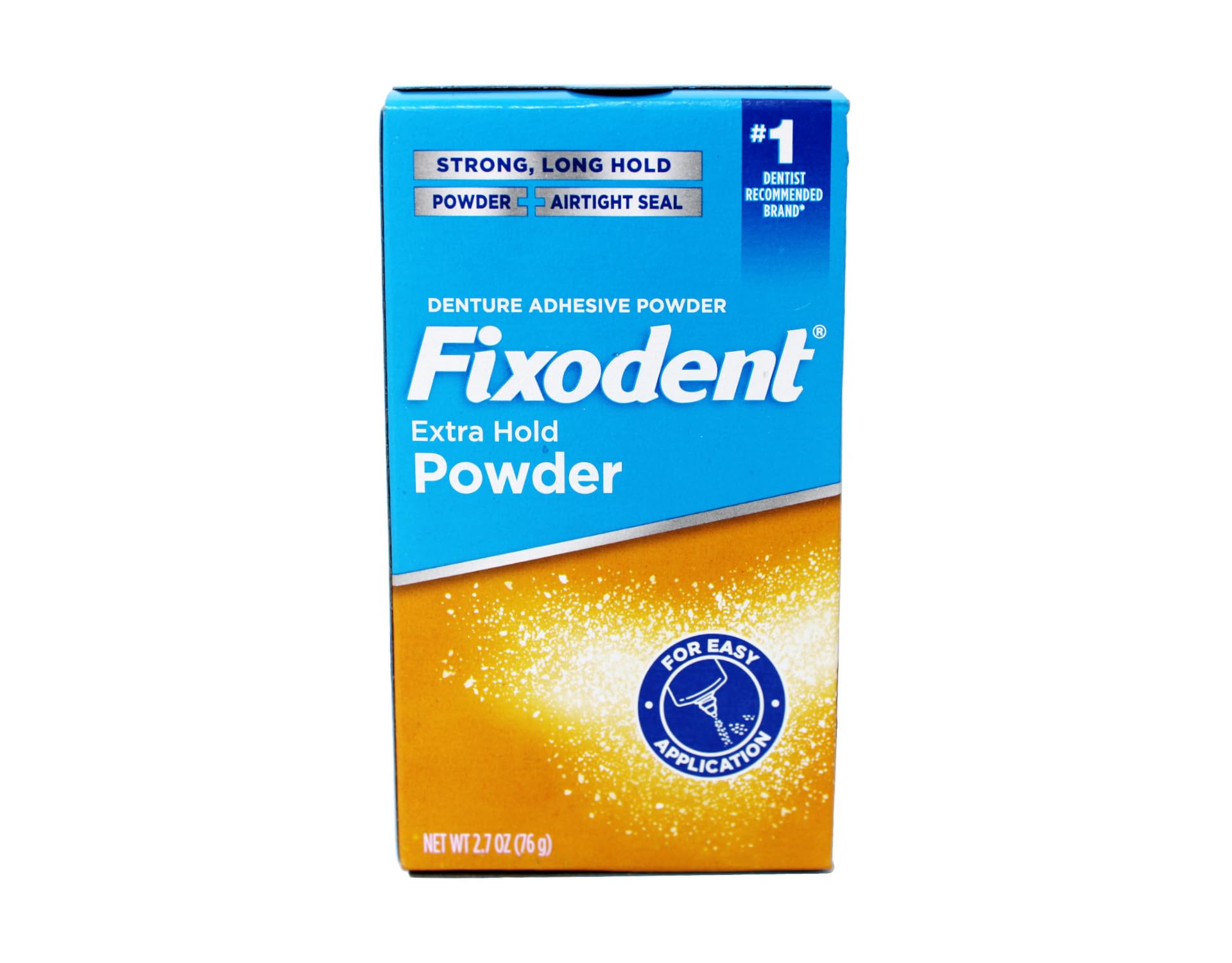 Fixodent Extra Hold Denture Adhesive Powder - 2.7 Oz (3-Pack) | Secure Fit All Day | Comfortable Denture Solution for Eating, Speaking & Smiling Confidently